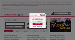 Desktop Screenshot of northlanarkshire.gov.uk